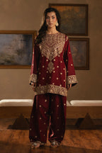 2_PIECE_EMBROIDERED_RAW_SILK_SUIT_1