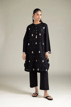 Black_Embroided_Texture_Cotton_Kurta_set_1