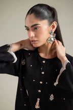Black_Embroided_Texture_Cotton_Kurta_set_3