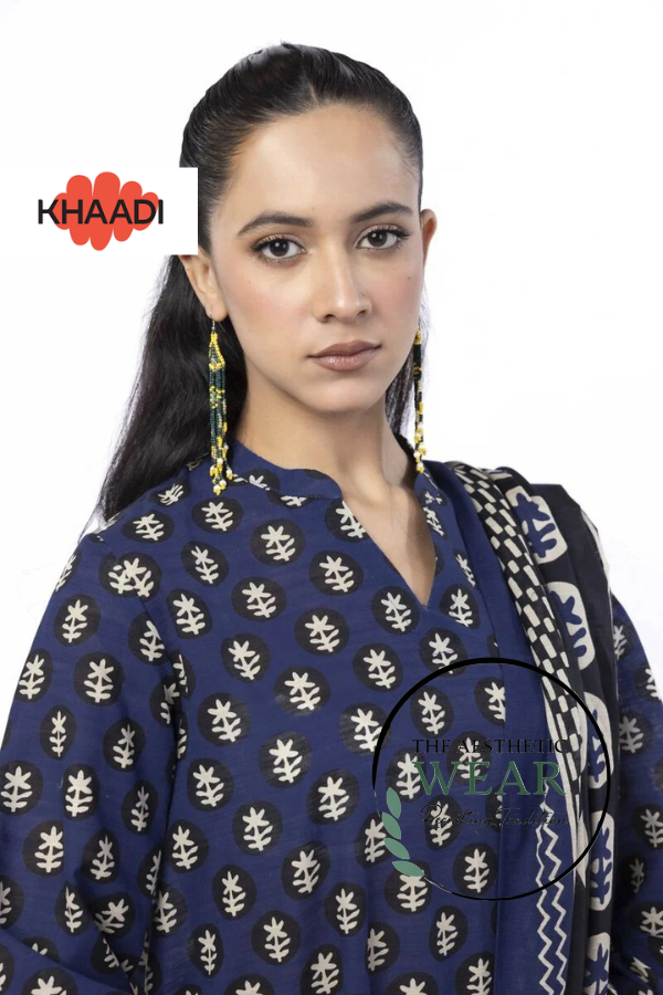 Blue and Black 3 Piece Tailored Suit