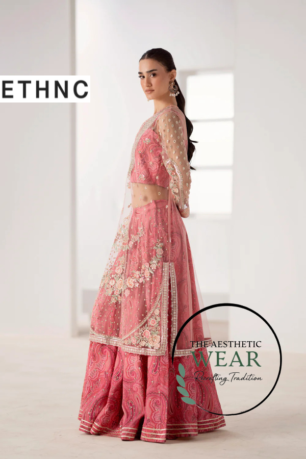 POWDER PINK SHARARA - The Aesthetic Wear