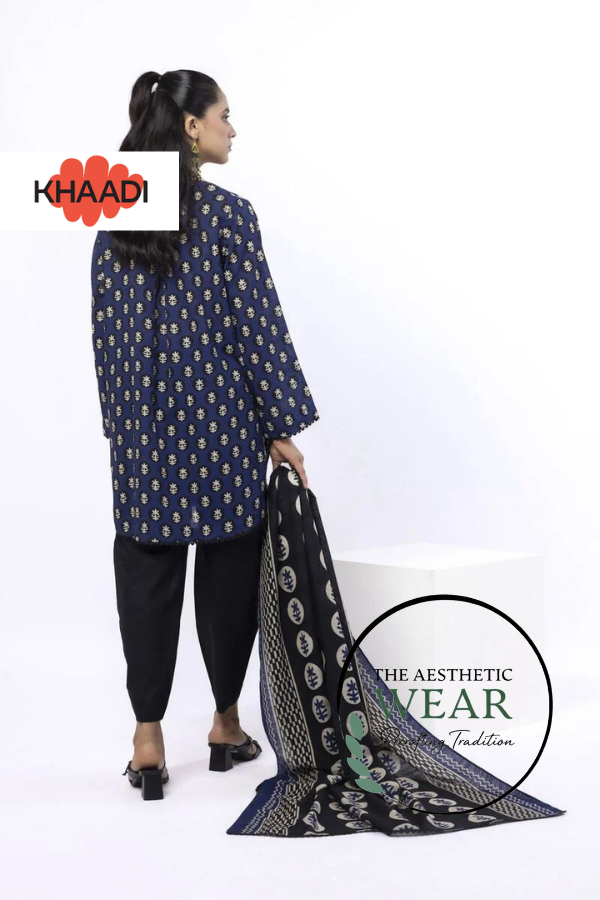 Blue and Black 3 Piece Tailored Suit