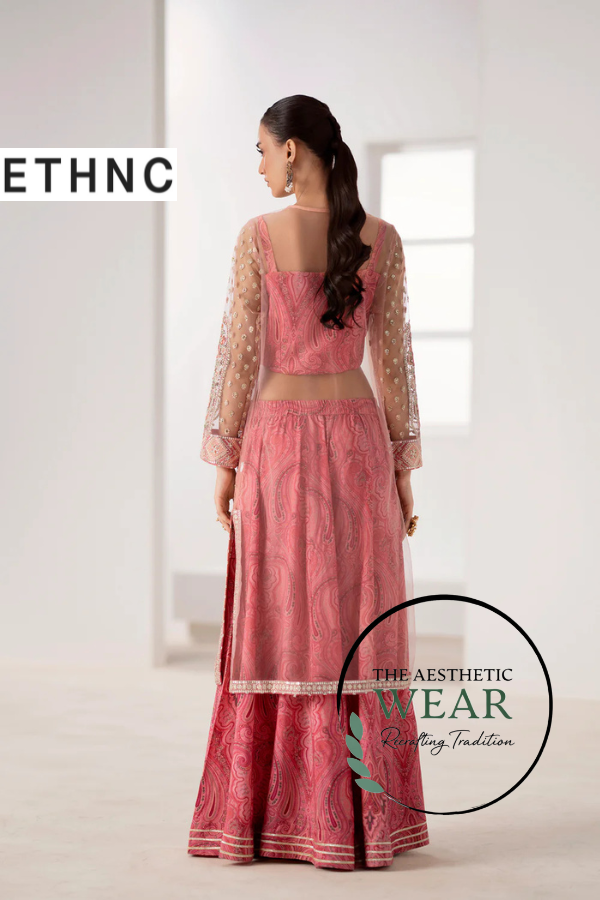 POWDER PINK SHARARA - The Aesthetic Wear