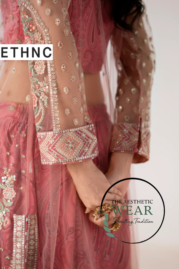 POWDER PINK SHARARA - The Aesthetic Wear