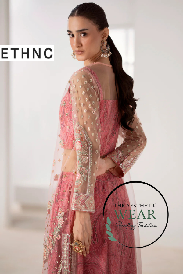 POWDER PINK SHARARA - The Aesthetic Wear