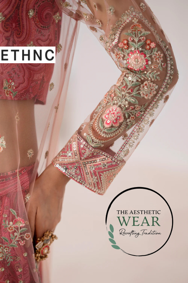 POWDER PINK SHARARA - The Aesthetic Wear