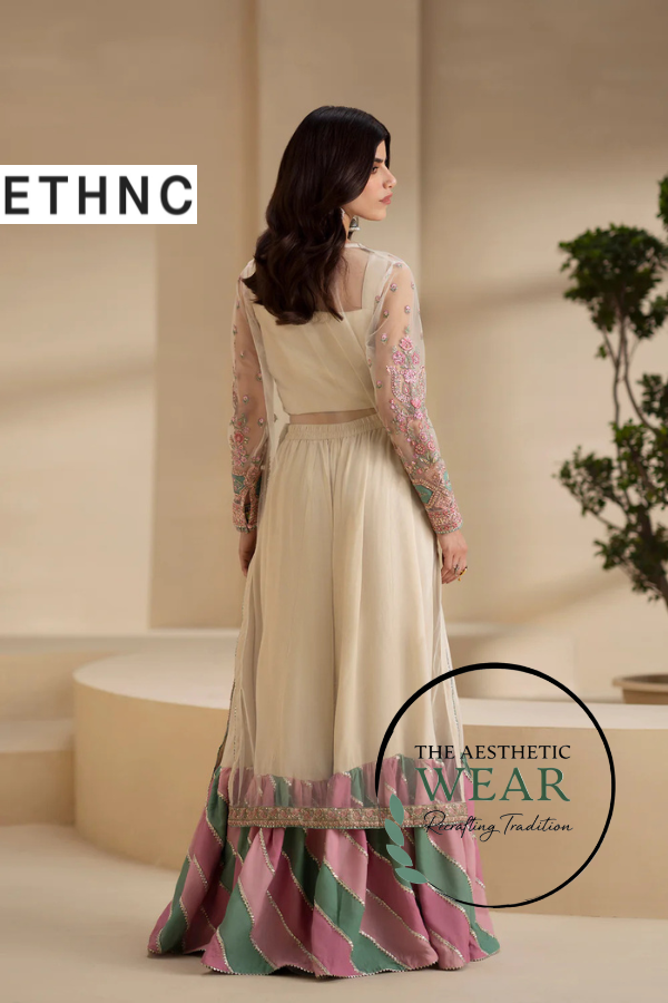 EMBROIDERED GHARARA - The Aesthetic Wear