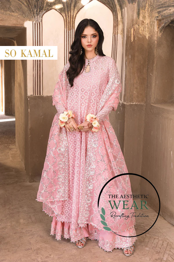 GULZAAR – 4PC CHIFFON PESHWAS