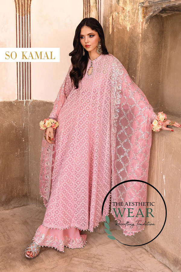 GULZAAR – 4PC CHIFFON PESHWAS