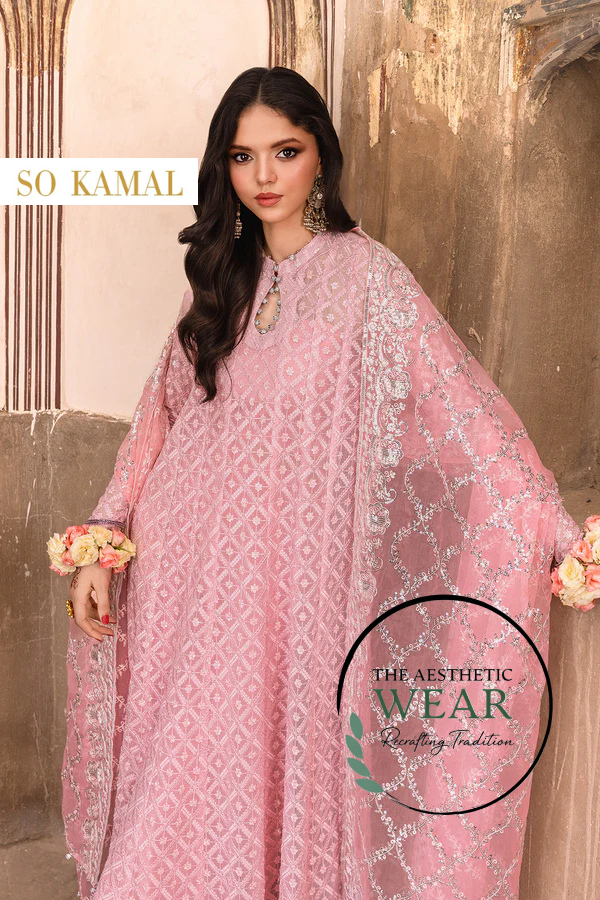 GULZAAR – 4PC CHIFFON PESHWAS