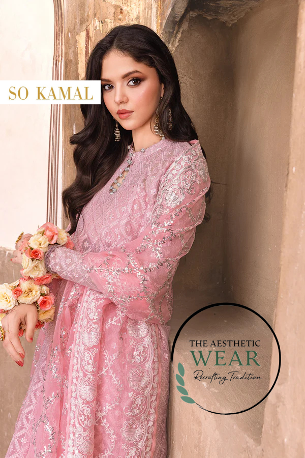 GULZAAR – 4PC CHIFFON PESHWAS