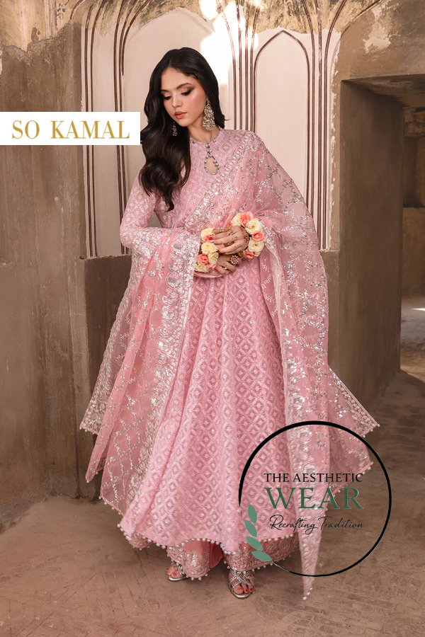 GULZAAR – 4PC CHIFFON PESHWAS